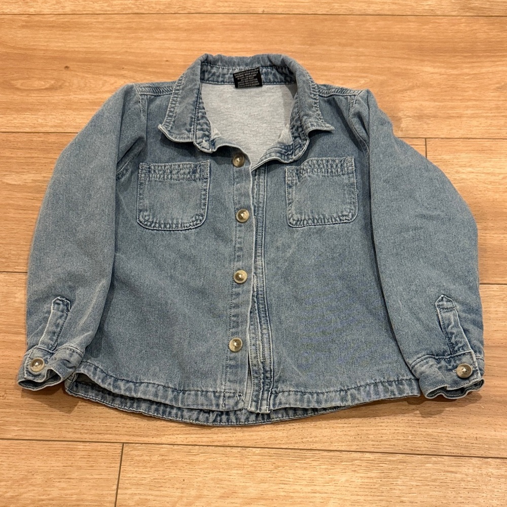 Kids Denim Shacket